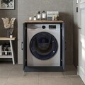 Dulap masina de spalat, Hanah Home, 1016.56, 70x90x69 cm, PAL MELAMINAT, Pin Atlantic / Antracit