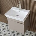 Dulap de baie cu chiuvetă, Hanah Home, Likya 49, 49x54x38.6 cm, PAL, Gresie