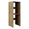Dulap masina de spalat, Hanah Home, 2371, 67x196.2x65 cm, PAL MELAMINAT, Maro