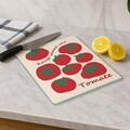 Tocător de sticlă, Hermia, 729BNT1150, Curățare ușoară, Multicolor
