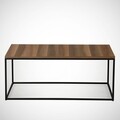 Cosco Walnut Dohányzóasztal, Comforty, 95x55x43 cm, mogyoró