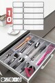 Set organizator sertare, Hermia, 639OKK1255, Dimensiune: 7,5 x 30 cm (5 bucăți), Transparent