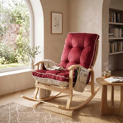 Balansoar, Atelier del Sofa, 352DWL1104, Roșu Claret / Crem