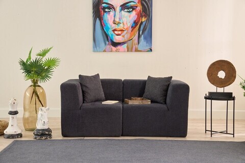 Canapea 2 locuri, Atelier del Sofa, 613LFS1119, Antracit