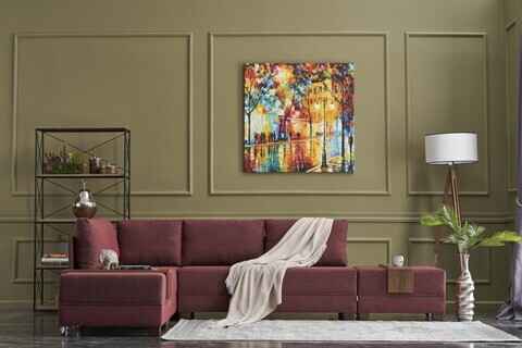 Coltar, Atelier del Sofa, 613LFS1160, Rosu claret