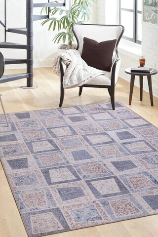 Covor, Folk Chenille, 150x230 cm, Poliester, Gri