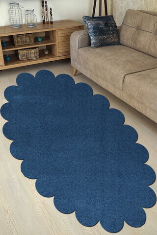 Covor, Ellipse Daisy, 80x120 cm, Poliester, Albastru