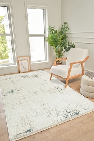 Covor, Kadifem Kd012, 80x150 cm, MICRO POLIESTER, Crem