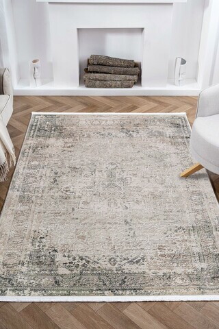 Covor, Nazende Nz004, 120x180 cm, 60% POLIPROPILENĂ/40% POLIESTER, Bej