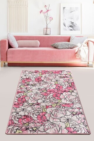 Covor, Rosa, 80x150 cm, Multicolor