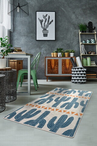 Covor, Cactus Time (160 x 230), 160x230 cm, Multicolor