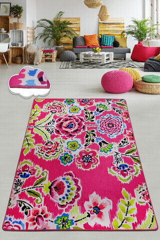 Covor, Bouquet Djt, 80x140 cm, Multicolor