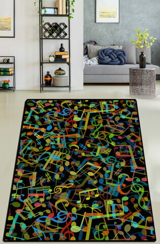 Covor, Appunti Djt, 100x160 cm, Multicolor
