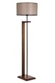Lampadar, Luin, 8276-3, E27, 60 W, metal/lemn/textil