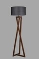 Lampadar, Luin, 8278-1, E27, 60 W, lemn/textil