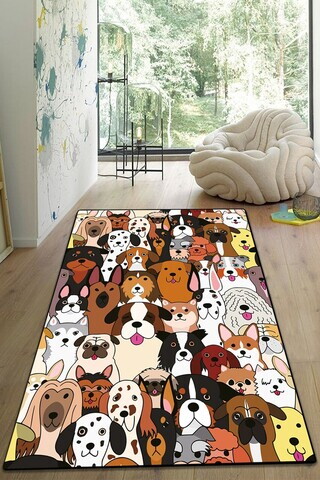 Covor, Hond, 150x200 cm, Multicolor