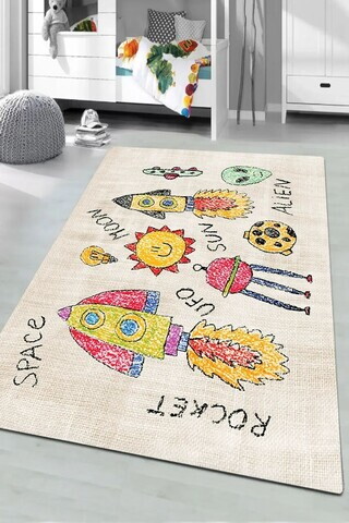 Covor, Rocket, 80x120 cm, Multicolor