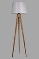 Lampadar, Luin, 8285-7, E27, 60 W, lemn/textil