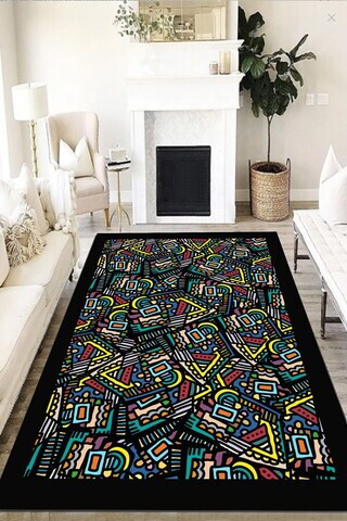 Covor, Rubbyo, 100x160 cm, Multicolor