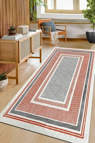 Covor, Orange Wicker, 80x250 cm, Multicolor