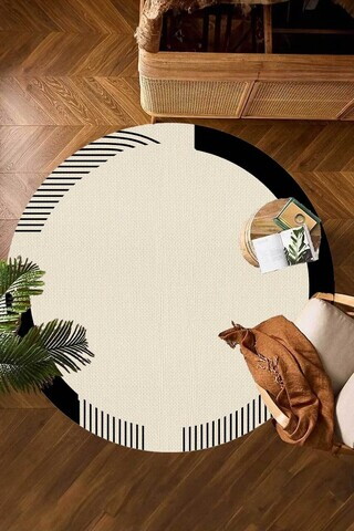 Covor, CLR-7219-268, 100x100 cm, Poliester, Antracit