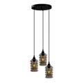 Candelabru, Opviq, Smoked - 021, E27, 60 W, metal/sticla