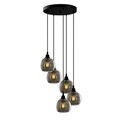 Candelabru, Opviq, Smoked - 032, E27, 60 W, metal/sticla