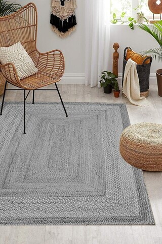 Covor, CLR-0000701-002, 80x140 cm, Poliester, Gri