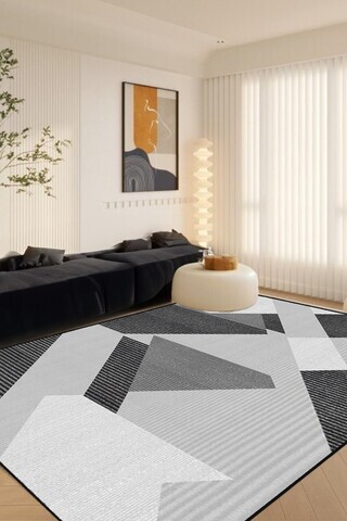 Covor, CLR-4154-11, 80x140 cm, Poliester, Antracit