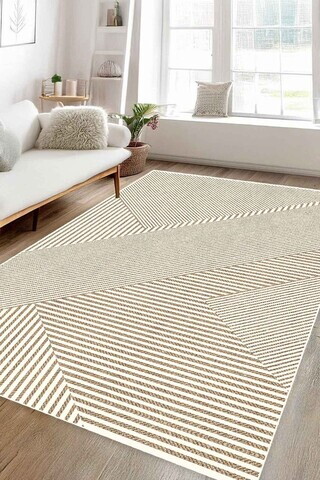 Covor, CLR-7343-48, 80x140 cm, Poliester, Bej