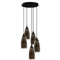 Candelabru, Opviq, Smoked - 042, E27, 60 W, metal/sticla