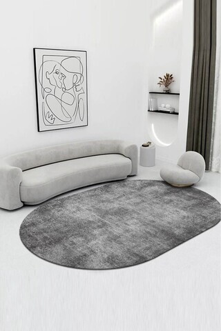 Covor, DC-0001162-034, 80x140 cm, Poliester, Negru