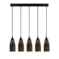 Candelabru, Opviq, Smoked - 044, E27, 60 W, metal/sticla