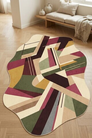 Covor, DC-7531-02, 80x140 cm, Poliester, Multicolor