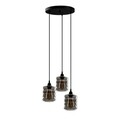 Candelabru, Opviq, Smoked - 061, E27, 60 W, metal/sticla