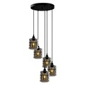 Candelabru, Opviq, Smoked - 062, E27, 60 W, metal/sticla