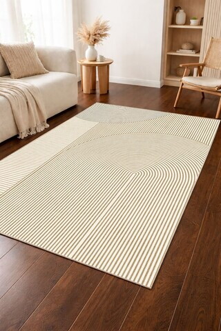 Covor, CLR-7185-9, 100x150 cm, Poliester, Bej