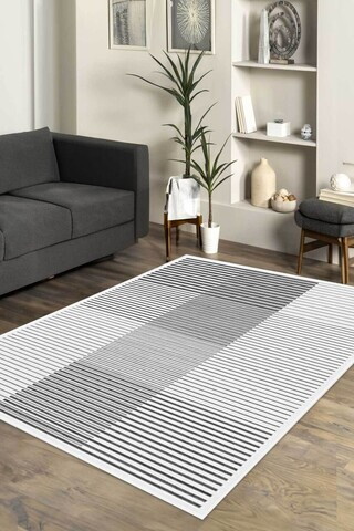 Covor, CLR-7204-117, 100x150 cm, Poliester, Gri