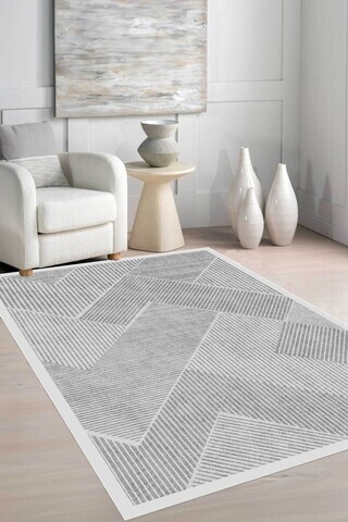 Covor, CLR-7214-11, 100x150 cm, Poliester, Gri