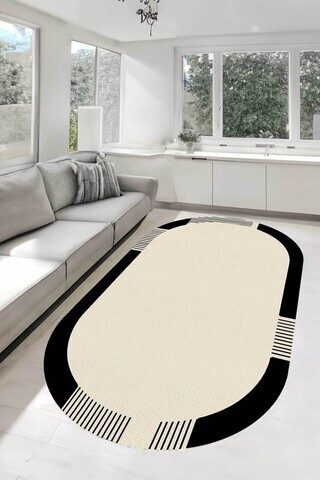 Covor, CLR-7219-222, 100x150 cm, Poliester, Crem