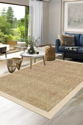 Covor, CLR-7239-HALI-10, 100x150 cm, Poliester, Bej