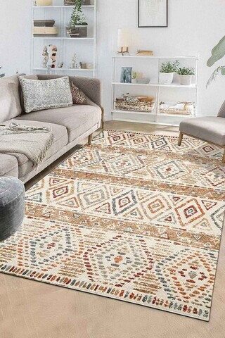 Covor, CLR-7348-33, 100x150 cm, Poliester, Multicolor