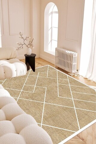 Covor, DC-0001161-01882, 100x150 cm, Poliester, Alb