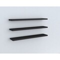Set 3 rafturi pentru perete Boss, Puqa Design, antracit