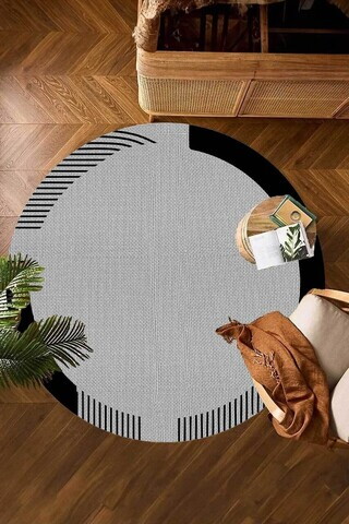 Covor, CLR-7219-266-YUV-GRİ-5, 140x140 cm, Poliester, Multicolor
