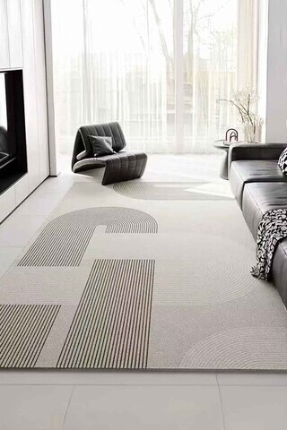 Covor, CLR-7366-HALI-35, 100x200 cm, Poliester, Crem