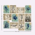 Set 12 tablouri decorative, 12MDF07, Lulu, 15x20 cm, plastic