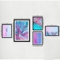 Set 5 tablouri decorative, SET_043, Lulu, 24x29 cm/34x44 cm, plastic