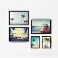 Set 5 tablouri decorative, SET_007, Lulu, 24x29 cm/34x44 cm, plastic