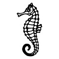 Decoratiune de perete, Seahorse, Tanelorn, 25x53 cm, metal